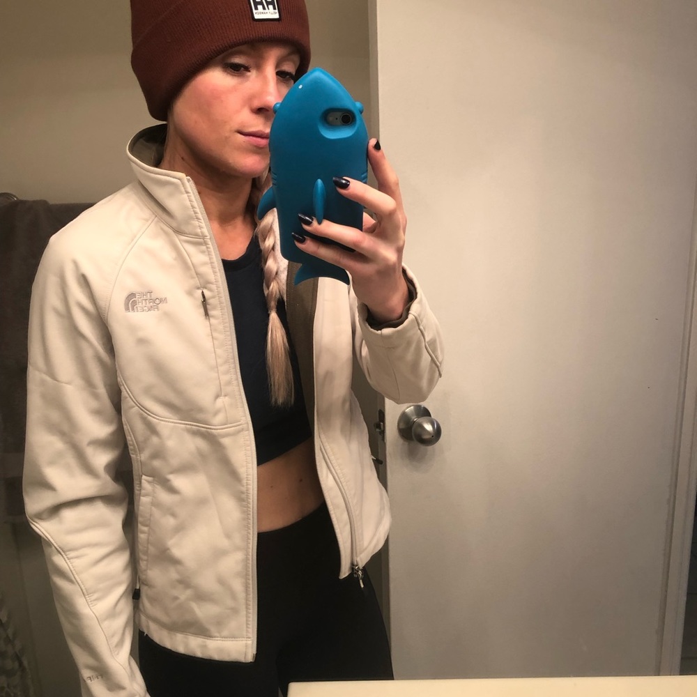 The North Face soft shell jacket.